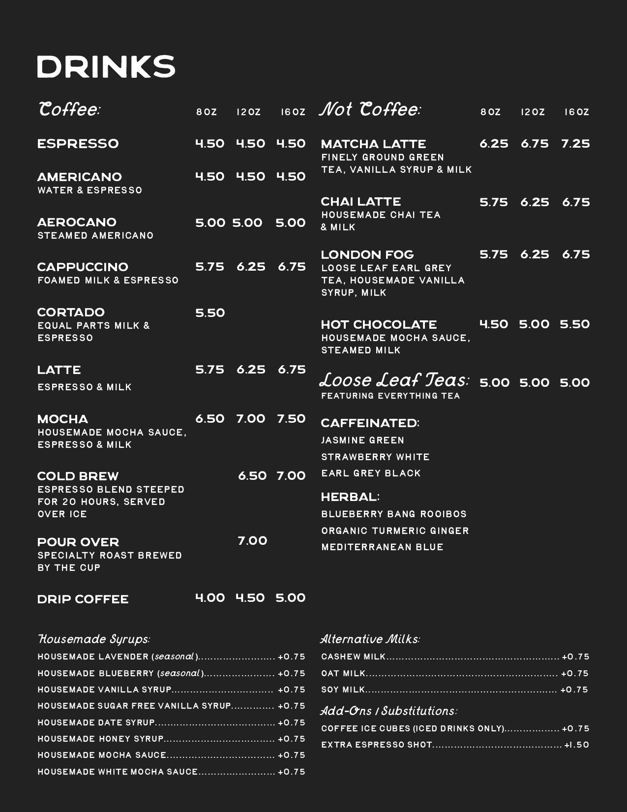 Website Menu Design